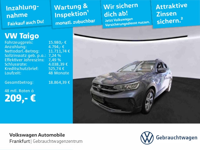 Volkswagen Taigo 1.0 TSI Life
