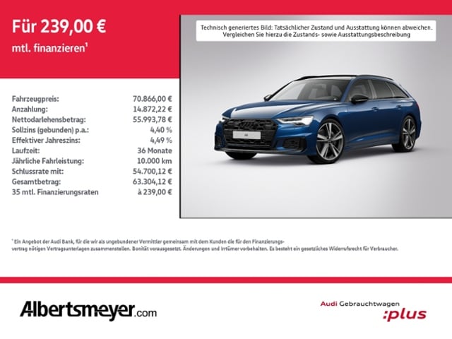 Audi A6 55 TFSI Avant Quattro S-Line S-Tronic