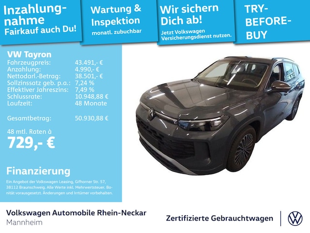 Volkswagen Tayron 2.0 TDI DSG Life