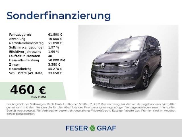 Volkswagen Multivan 2.0 TDI DSG T7