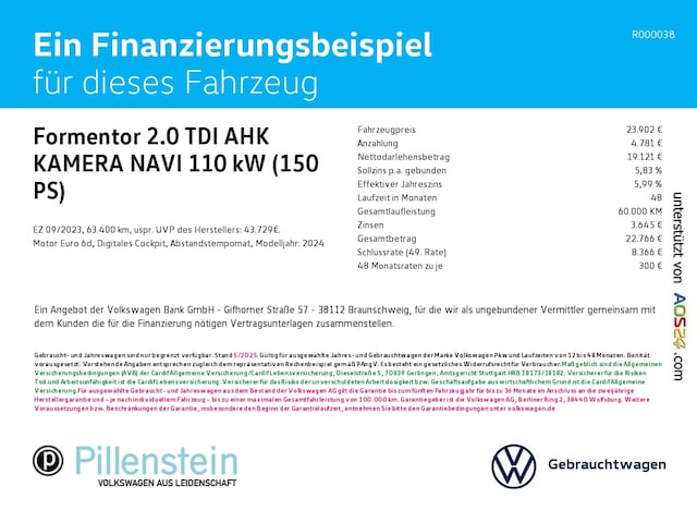 Cupra Formentor Formentor 2.0 TDI AHK KAMERA NAVI ACC