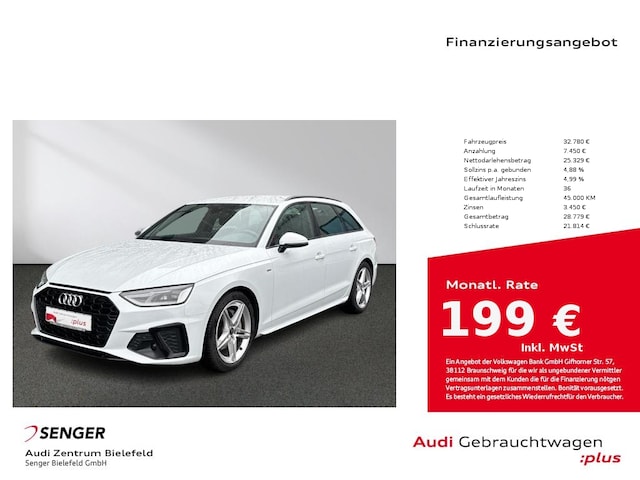 Audi A4 40 TDI Avant Quattro S-Line S-Tronic