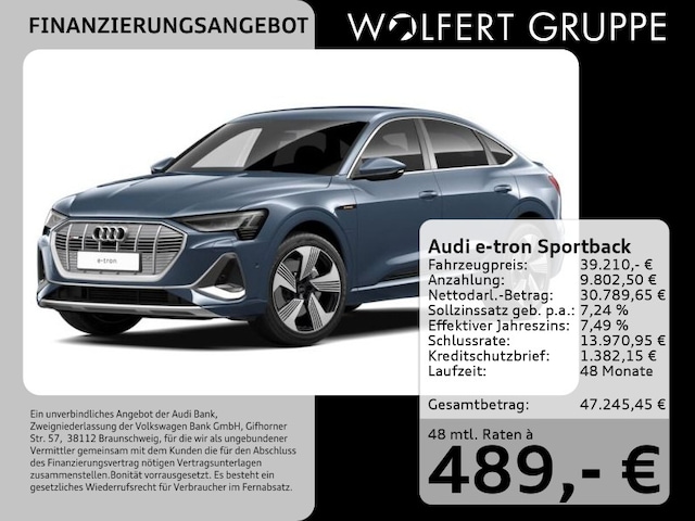 Audi e-tron 55 Quattro Sportback