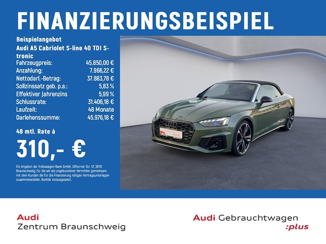 Audi A5 40 TDI Cabriolet S-Line S-Tronic