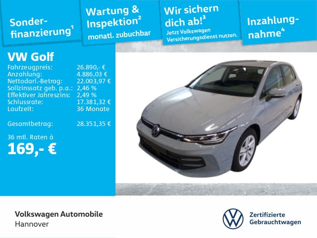 Volkswagen Golf 1.5 eTSI DSG Golf VIII Life