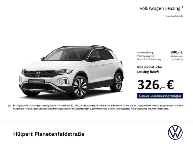 Volkswagen T-Roc T-Roc 2.0 GOAL AHK CAM ACC LM17 NAVI SITZHEIZUNG