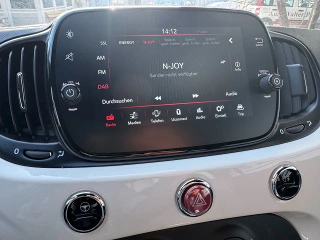 Fiat 500 1.0 Club, Klima, ESP, Temp., eFH, Zv m.FFB Weiß