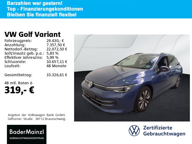 Volkswagen Golf 1.5 eTSI DSG Variant