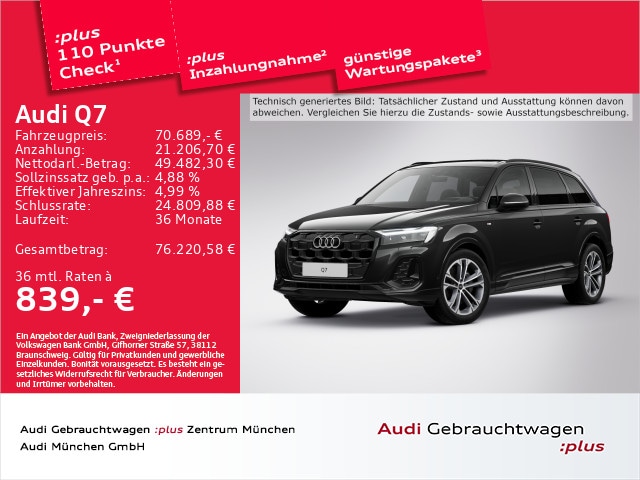 Audi Q7 50 TDI Quattro S-Line