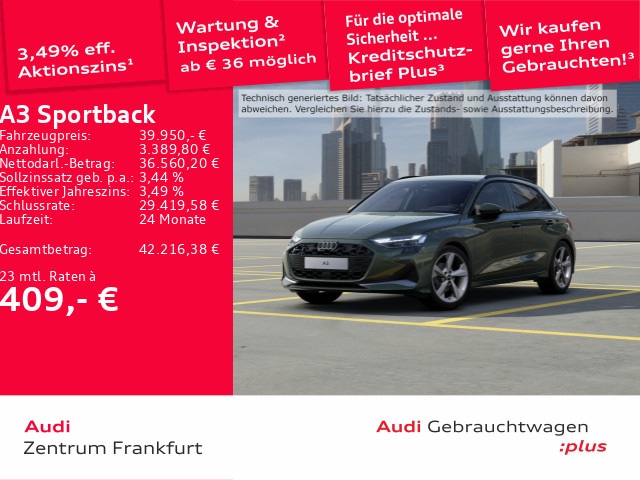 Audi A3 35 TDI S-Tronic Sportback