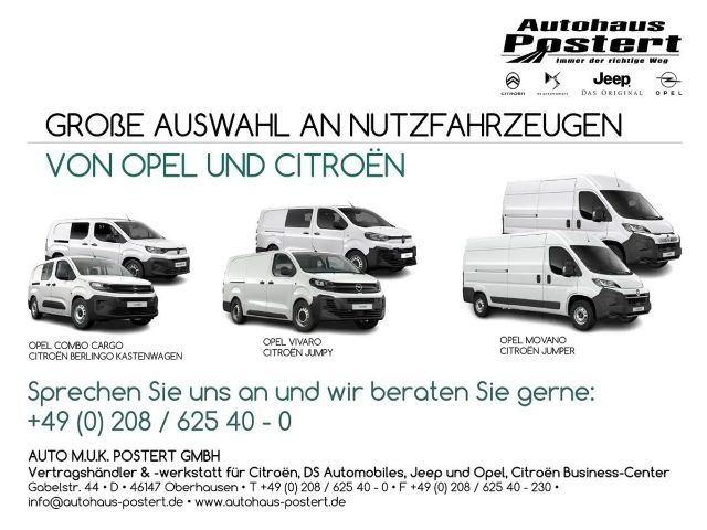 Opel Combo E Cargo Edition XIAA, 1.5 Diesel 75 kW