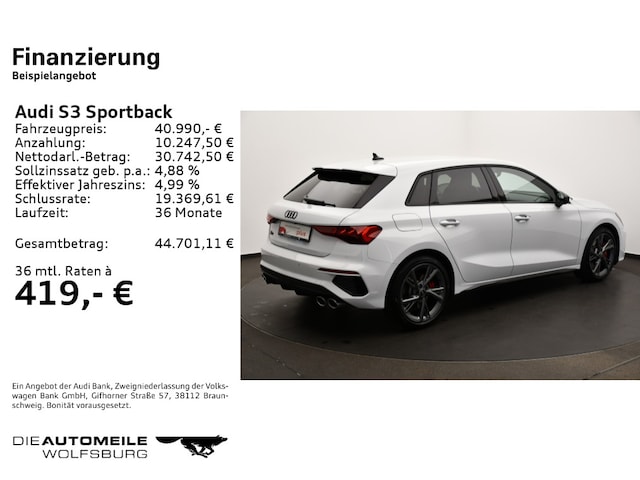 Audi S3 Quattro S-Tronic Sportback