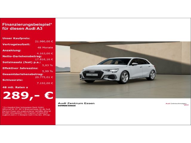 Audi A3 30 TFSI S-Line S-Tronic Sportback