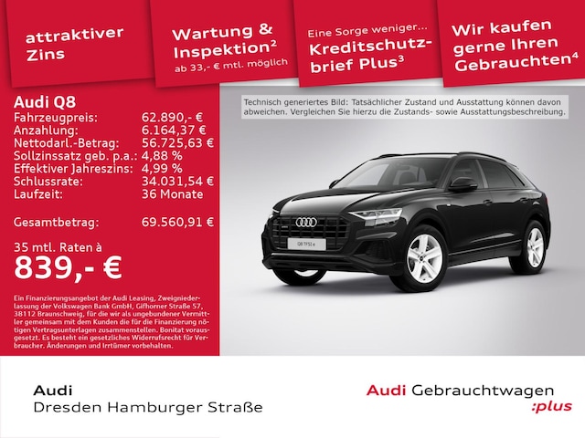 Audi Q8 55 TFSI Hybride Quattro