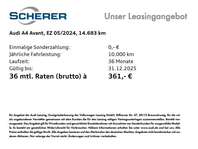 Audi A4 30 TDI S-Tronic