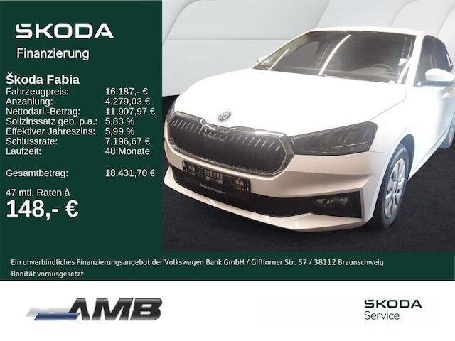 Skoda Fabia Fabia Essence 1.0 LED/Klima/Einparkhilfe