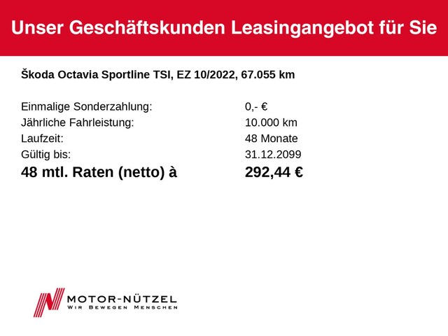 Skoda Octavia Combi Sportline iV