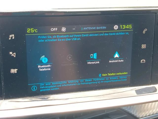 Peugeot E-208 e- Elektromotor 136 Rückfahrkamera mit 180°