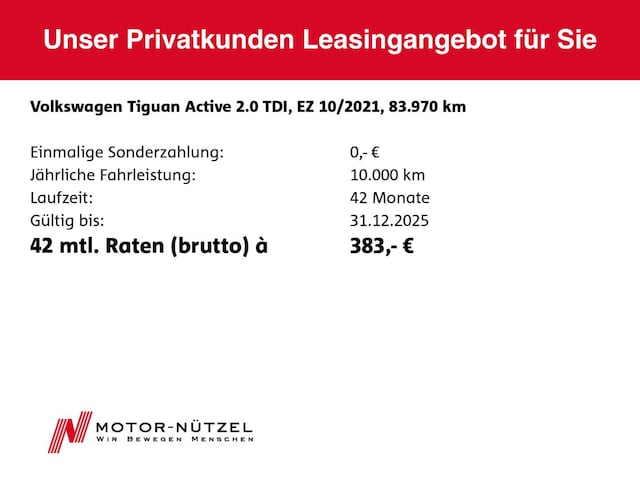 Volkswagen Tiguan 2.0 TDI