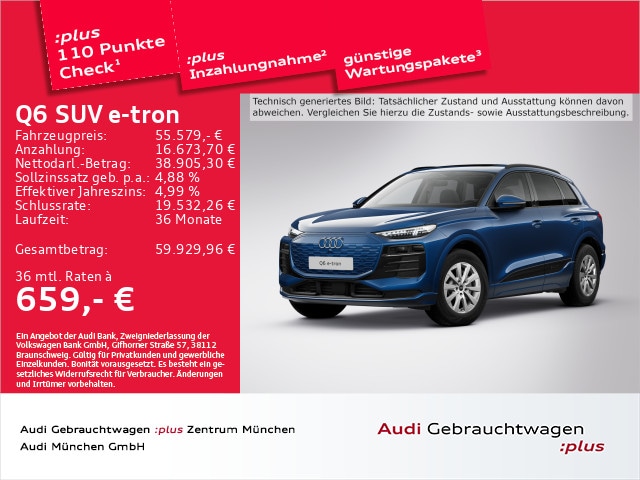 Audi Q6 e-tron Suv e-tron Audi Q6 SUV e-tron