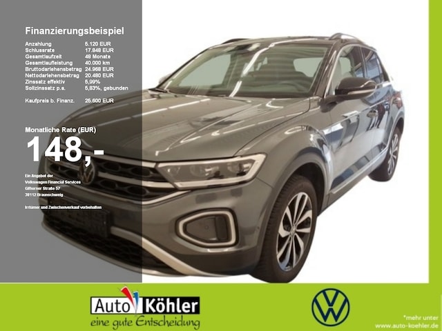 Volkswagen T-Roc TSI CarPlay/Virt/ACC/LED/Navi/PDC