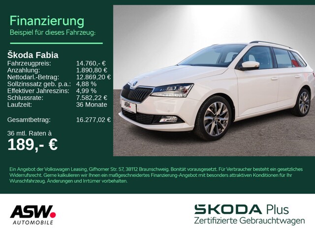 Skoda Fabia 1.0 TSI Best Clever Combi