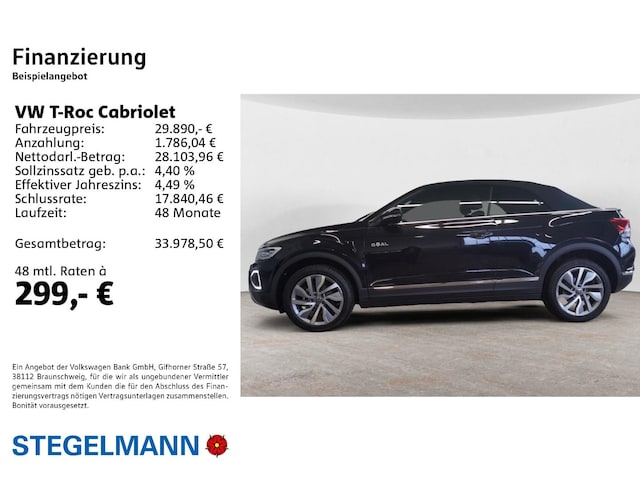 Volkswagen T-Roc 1.0 TSI Cabriolet