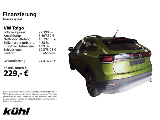 Volkswagen Taigo 1.0 TSI