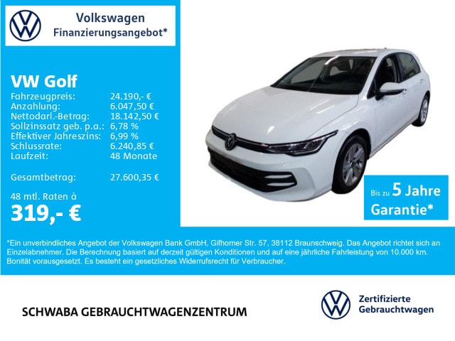 Volkswagen Golf 1.5 TSI Golf VIII Life