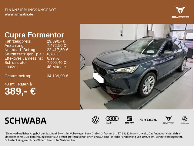 Cupra Formentor 1.4 e-Hybrid DSG