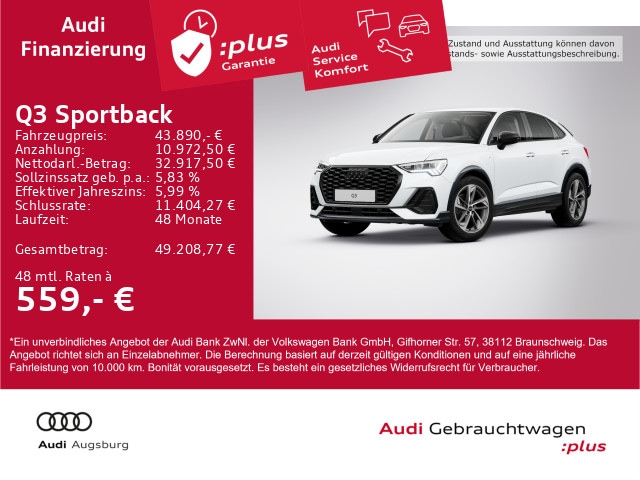 Audi Q3 35 TFSI S-Line S-Tronic Sportback