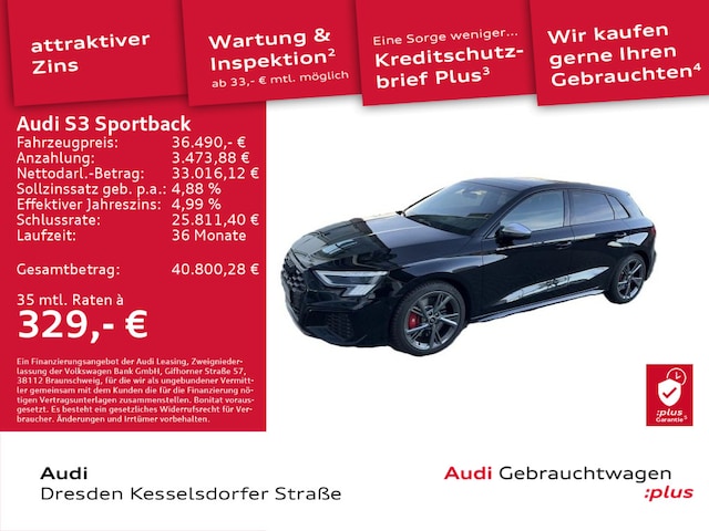 Audi S3 Quattro S-Tronic Sportback