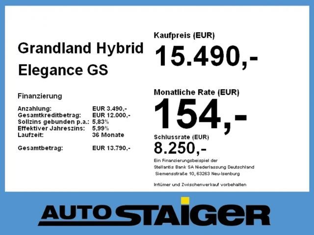 Opel Grandland X Elegance Hybrid