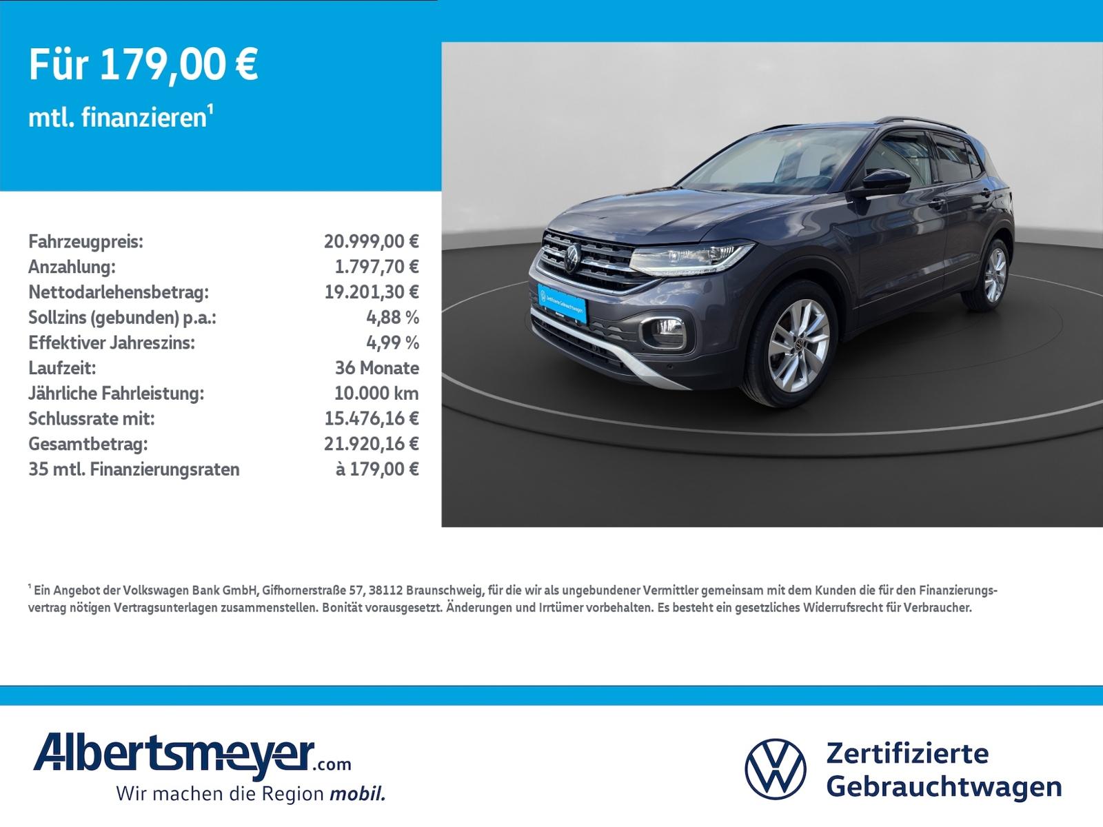 Volkswagen T-Cross 1.0 TSI Move