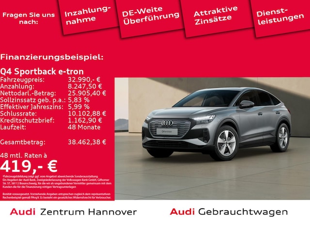Audi Q4 e-tron 40 Sportback