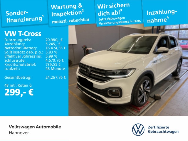 Volkswagen T-Cross 1.0 TSI DSG R-Line Style
