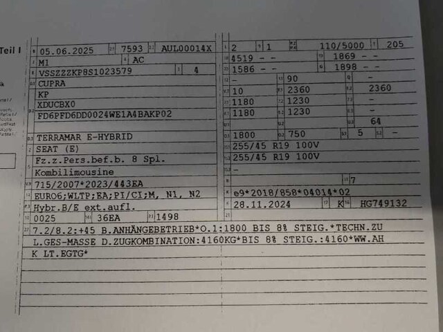 Cupra Terramar 1.5 e-Hybrid e-Hybrid