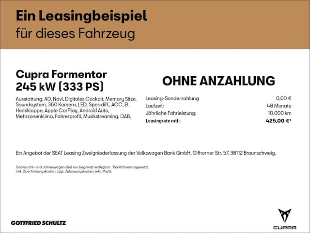 Cupra Formentor 2.0 TSI DSG VZ