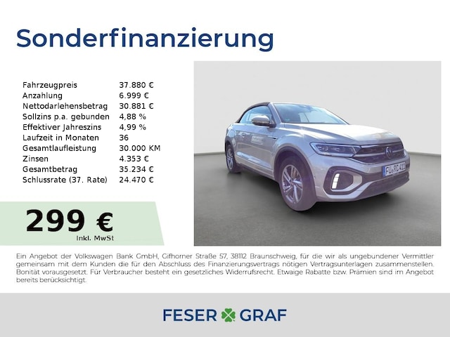Volkswagen T-Roc Cabriolet DSG R-Line