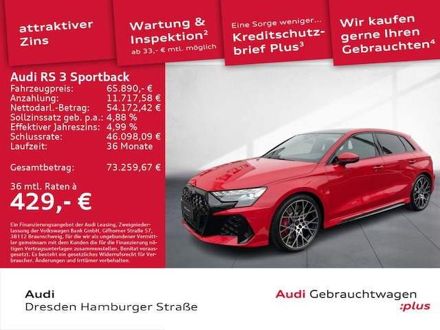 Audi RS3 Quattro S-Tronic Sportback