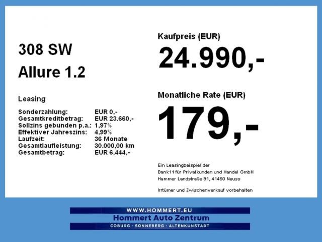 Peugeot 308 Allure Pack PureTech SW