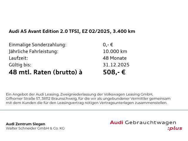 Audi A5 2.0 TFSI S-Line