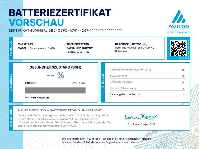 MINI Cooper E All4 SE