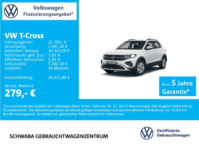Volkswagen T-Cross 1.0 TSI Life