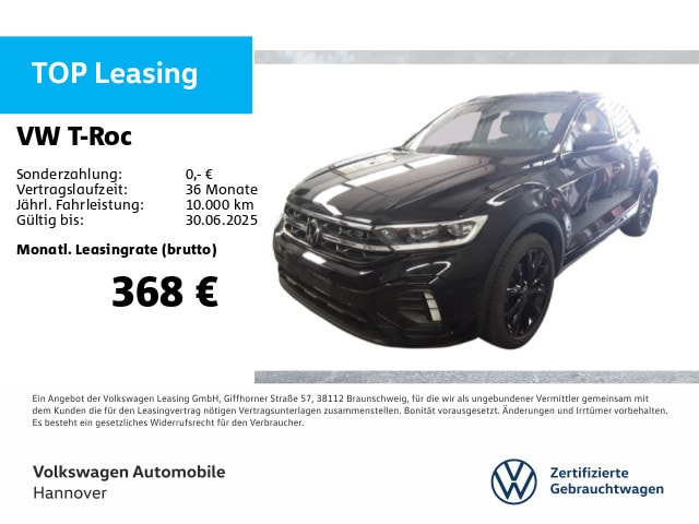 Volkswagen T-Roc T-Roc 1.5 TSI DSG R-Line Navi LED DigCockpit ACC PDC SHZ