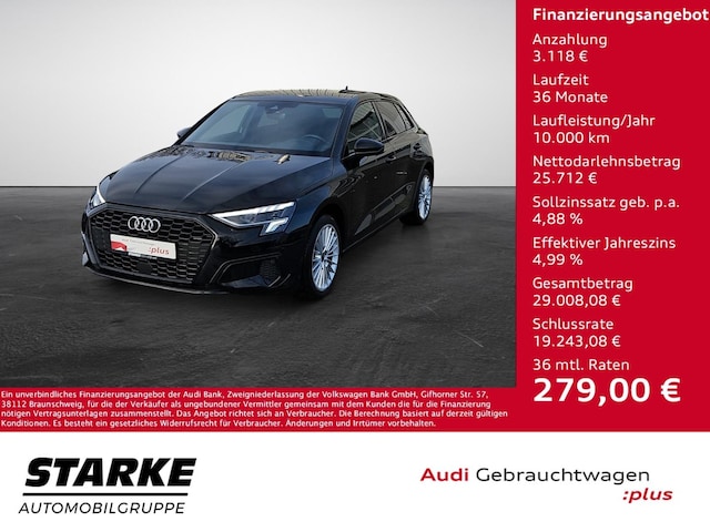Audi A3 30 TFSI S-Tronic Sportback