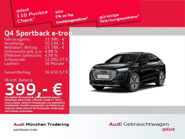 Audi Q4 e-tron 40 Sportback