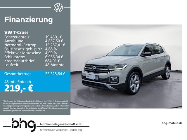 Volkswagen T-Cross 1.0 TSI Style