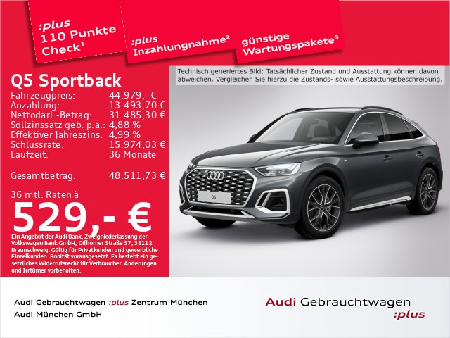 Audi Q5 40 TFSI Quattro S-Tronic Sportback