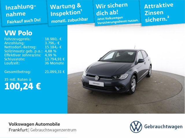 Volkswagen Polo Polo 1.0 Basis FrontAssist LED DAB+